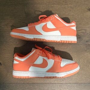 Nike Kids Sneakers in Orange and White